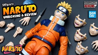 NARUTO SH Figuarts Bandai Unboxing e Review BR  DiegoHDM [upl. by Assiram]