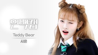 흰빽캠 4K 🥰말랑공주 생일 기념❤ 아이돌 표정 집중 탐구 직캠✨ STAYC SIEUN 스테이씨 시은  Teddy Bear l 주간아이돌 l EP600 [upl. by Mckenzie]