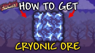 How to Get CRYONIC ORE In Terraria Calamity  Cryonic Ore Calamity [upl. by Tomlinson874]