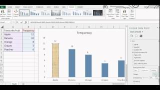 How to draw pictograph using excel [upl. by Kcirednek769]