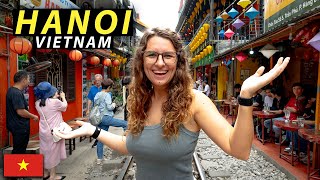 One Day in HANOI VIETNAM 🇻🇳 Best Things to Do [upl. by Lleunamme881]