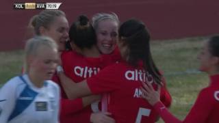 Høydepunkter Kolbotn  Avaldsnes Toppserien 2017 [upl. by Ayifas978]