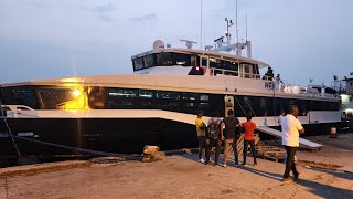 MARIA GALANTA VOYAGE TEST LIBREVILLE  PORTGENTIL  23022023 Nouveau Bateau NGV [upl. by Nwhas]