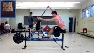 Dragon Boat Paddle Erg 2 min  4964 m  Apr 14 2016 [upl. by Nosinned63]