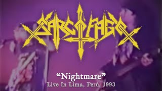 Sarcófago Bra  Nightmare Live In Perú 1993 [upl. by Haon536]