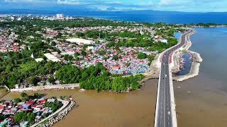 Fly Thru  Davao Coastal Road in Davao City [upl. by Anavi761]