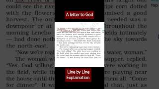 A letter to God ll line by line Explanation ll Flamingo ll Class  10 [upl. by Eatnohs]