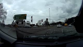 Driving Navigation  Nottingham Bardills Island Long Eaton 1 [upl. by Abehshtab]