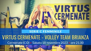 Serie C Virtus Cermenate  Volley Team Brianza [upl. by Theodosia]