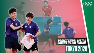 FRA vs TPE  Mixed Doubles Table Tennis  Full Bronze Medal Match  Tokyo 2020 [upl. by Francine403]