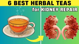 MUST DRINK 6 BEST Herbal Teas Home Remedies for Kidney Repair  PureNutrition [upl. by Lleoj101]