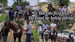 ZE BARRETO FICA FORA DA FINAL DO CAMPEONATO BETVIP PORTAL NO PARQUE MILLANY [upl. by Gniy]