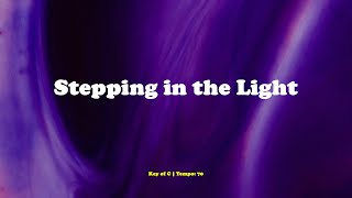 Stepping in the Light Piano Accompaniment with LYRICS and SCORE Key of C  John Irving [upl. by Male]