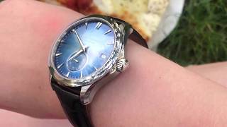 Carl F Bucherer Manero Peripheral Watch Review with a Woman [upl. by Garneau]