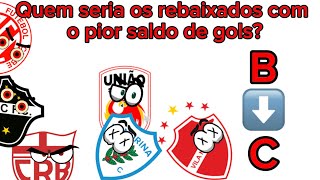 Quem seria os rebaixados da Série B com o pior saldo de gols 19942023 [upl. by Brana927]