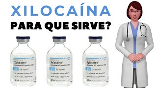 XILOCAÍNA para qué sirve cuándo y cómo usar xilocaína solucion inyectable [upl. by Llahsram]