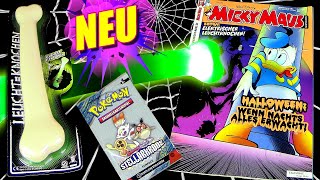 Walt Disney © Micky Maus ™ mit Halloween Extra Gruselig cooler Leuchtknochen mit Licht  Pokémon [upl. by Rolyat]