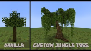 Minecraft Custom Jungle Tree Schematica download [upl. by Leafar667]