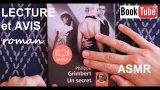 ASMR français  Lecture et avis autobiographie  Un secret  Booktube  Audiotube [upl. by Hairom]