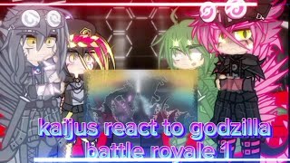 kaijus react to godzilla battle royale 1 Slick [upl. by Auqinot811]