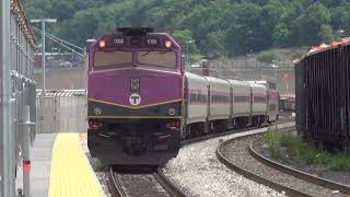 Worcester MBTA Commuter Train 1066 Inbound to Boston from Worcester Union Station [upl. by Eitsud]