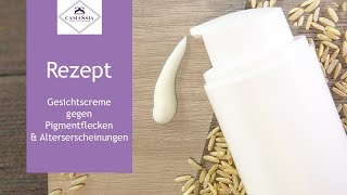 DIY Gesichtscreme selber machen gegen Pigmentflecken und Alterserscheinungen mit Kojisäure [upl. by Jacquenetta]