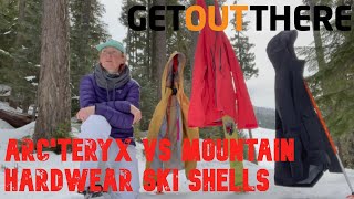 ArcTeryx and Mountain Hardwear GoreTex ski shells reviewed [upl. by Asyen]