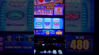 Big Win on Triple Double Diamond Slot 👏👏👏 The Mirage Las Vegas ♥️ shorts [upl. by Annej281]