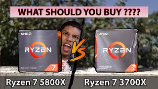 Which Ryzen 7 to Buy 🥵  R7 5800x vs R7 3700x  these Gaming results are just shocking 😱 [upl. by Allerym]