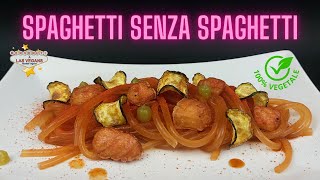 quotSpaghetti salmone vegano e zucchinequot  100 vegetali  SENZA SPAGHETTI 🤔 [upl. by Myrle]