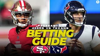 NFL Preseason 49ers vs Texans Preview Pick  OU Wins for each team  CBS Sports HQ [upl. by Yelkreb]