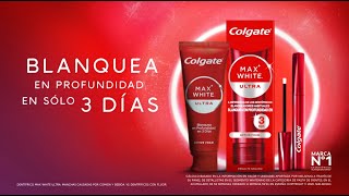 Dentífrico Blanqueador Max White Ultra  Colgate [upl. by Akiemat607]