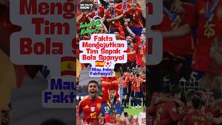 Fakta Mengejutkan Tim Sepak Bola Spanyol 🇪🇸⚽️ [upl. by Nitsugua]