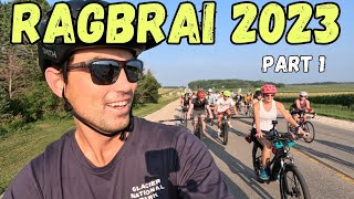 RAGBRAI 2023 Part 1 of our Week in the Corn [upl. by Treharne514]