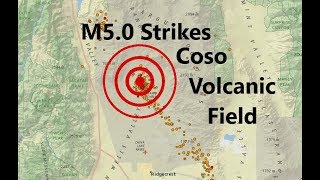 California M50 at Coso Volcanic Field  Uplift Continues There  M42 Loihi Volcano Hawaii [upl. by Lyrpa508]