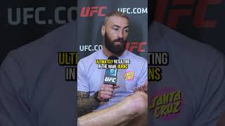 UFC fighter Paul Craig shares with Nina Drama a fun fact about Gilbert Burns LOL shorts mma ufc [upl. by Ydor418]