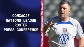 USMNT Concacaf Nations League Training Camp Roster Press Conference BJ Callaghan [upl. by Trillby856]