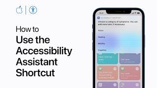 How to use the Accessibility Assistant shortcut on iPhone iPad and iPod touch — Apple Support [upl. by Forester]