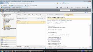 Emails organisieren mit dem OWA Outlook Web Access Microsoft Online Services  Anwender  HQ [upl. by Jevon]