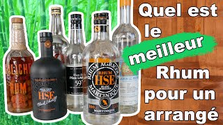 Quel est le meilleur rhum pour faire un rhum arrangé  AutourDuRhum 25 [upl. by Alraep]