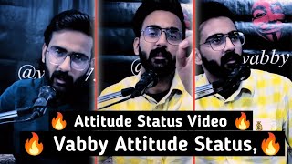 new vabby shayari 🤬 attitude vabby shayari👺 best vabby shayari 😡 whatsApp shayari status [upl. by Sofer6]