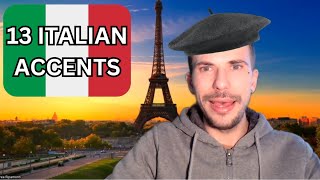 13 FUNNY ITALIAN ACCENTS How foreigners speak Italian [upl. by Uke]