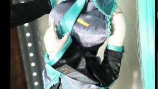 60センチドールに初音ミクの服を着せてみた Dollfie Dream miku hatsune [upl. by Mixam235]