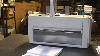 Pitney Bowes W350 Tabbing Machine [upl. by Oeht399]