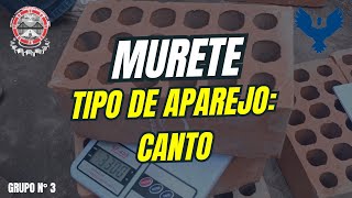 MURETE CON APAREJO TIPO CANTO [upl. by Notsa]