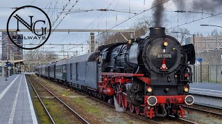 16 december 2023 SSN Kerst Expres 2023 naar Aachen met de 01 1075 [upl. by Ma384]