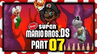 NEWER Super Mario Bros DS w PKSparkxx  Part 7  quotLUIGI GETTING SPOOKEDquot World 4 [upl. by Modnarb]