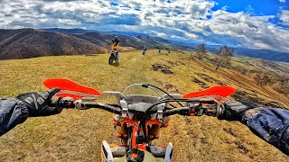 Dirt Bike Journey Across Romania  Part 1 RAW [upl. by Sima818]