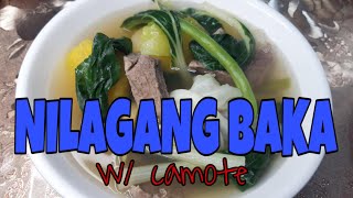 NILAGANG BAKA  with camote [upl. by Dnalyaw]