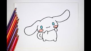 How to draw Cinnamoroll シナモロール [upl. by Ardiekal]